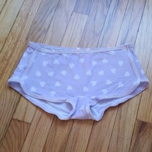 NWOT PINK Velvet Trim Boyshort 💕3 for $15💕